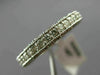 ESTATE 1.20CT DIAMOND 14K WHITE GOLD 3D WEDDING ANNIVERSARY ETERNITY RING #24205