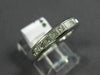 ESTATE .90CT PRINCESS DIAMOND 14K WHITE GOLD CHANNEL ANNIVERSARY RING 3mm #18146