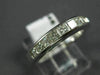 ESTATE .90CT PRINCESS DIAMOND 14K WHITE GOLD CHANNEL ANNIVERSARY RING 3mm #18146