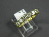 ESTATE .95CT DIAMOND 14K YELLOW GOLD 3D FILIGREE WEDDING ANNIVERSARY RING #22472