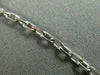 ESTATE 14KT WHITE GOLD 3D CLASSIC DIAMOND CUT LINK LOVE BRACELET #26326