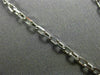 ESTATE 14KT WHITE GOLD 3D CLASSIC DIAMOND CUT LINK LOVE BRACELET #26326