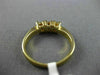 ESTATE .45CT DIAMOND 14KT YELLOW GOLD 3 STONE PROMISE FRIENDSHIP RING #5312