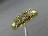 ESTATE .45CT DIAMOND 14KT YELLOW GOLD 3 STONE PROMISE FRIENDSHIP RING #5312