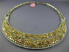 EXTRA LARGE GIA 39.71CT MULTI COLOR FANCY DIAMOND 18KT TWO TONE GOLD 3D NECKLACE