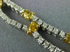 EXTRA LARGE GIA 39.71CT MULTI COLOR FANCY DIAMOND 18KT TWO TONE GOLD 3D NECKLACE