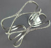ESTATE EXTRA LARGE 4.39CT DIAMOND 18KT WHITE GOLD MULTI WAVE FUN BANGLE BRACELET