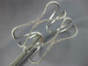 ESTATE EXTRA LARGE 4.39CT DIAMOND 18KT WHITE GOLD MULTI WAVE FUN BANGLE BRACELET