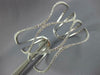 ESTATE EXTRA LARGE 4.39CT DIAMOND 18KT WHITE GOLD MULTI WAVE FUN BANGLE BRACELET