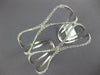 ESTATE EXTRA LARGE 4.39CT DIAMOND 18KT WHITE GOLD MULTI WAVE FUN BANGLE BRACELET