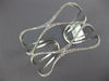 ESTATE EXTRA LARGE 4.39CT DIAMOND 18KT WHITE GOLD MULTI WAVE FUN BANGLE BRACELET