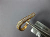 ESTATE .26CT DIAMOND 18KT ROSE GOLD 3D TWO ROW WAVE FUN RING