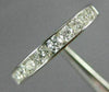 .48CT DIAMOND 14KT WHITE GOLD SEMI ETERNITY CHANNEL COMFORT FIT ANNIVERSARY RING