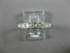 .48CT DIAMOND 14KT WHITE GOLD SEMI ETERNITY CHANNEL COMFORT FIT ANNIVERSARY RING