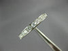 .48CT DIAMOND 14KT WHITE GOLD SEMI ETERNITY CHANNEL COMFORT FIT ANNIVERSARY RING