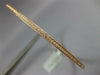 ESTATE LARGE .90CT DIAMOND 18KT ROSE GOLD 3D ROUND ETERNITY 2mm BANGLE BRACELET