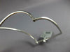 ESTATE EXTRA LARGE 2.47CT DIAMOND 18KT WHITE GOLD 3D X INFINITY BANGLE BRACELET