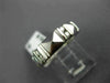 ESTATE WIDE .42CT DIAMOND 14KT WHITE GOLD CLASSIC PYRAMID ETERNITY RING #17722