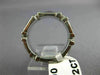 ESTATE WIDE .42CT DIAMOND 14KT WHITE GOLD CLASSIC PYRAMID ETERNITY RING #17722