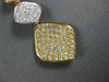 ESTATE LARGE .80CT DIAMOND 18K TRI COLOR GOLD 3D GRADUATING LEAF JOURNEY PENDANT