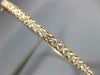 ESTATE WIDE 1.95CT DIAMOND 18K ROSE GOLD 3mm ROUND SEMI ETERNITY BANGLE BRACELET