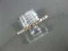 ESTATE .33CT DIAMOND 18K ROSE GOLD 3D ROUND 1.5mm SEMI ETERNITY ANNIVERSARY RING