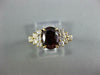 LARGE 3.0CT DIAMOND & AAA RUBY 14KT YELLOW GOLD 3D OVAL & ROUND ENGAGEMENT RING