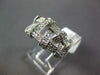 ESTATE WIDE .40CT DIAMOND 14KT WHITE GOLD 3D MULTI ROW ROPE FUN RING