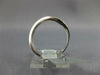 ESTATE WIDE .26CT DIAMOND 18KT WHITE GOLD 3D CLASSIC 2 ROW WAVE FUN RING