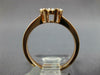 WIDE .60CT DIAMOND 18KT ROSE GOLD 3D CLASSIC CLUSTER FLOWER SNOWFLAKE RING