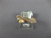 ESTATE .39CT DIAMOND 18KT ROSE GOLD 3D MULTI ROW WAVE FRIENDSHIP FUN RING