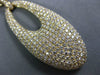 ESTATE EXTRA LARGE 4.09CT DIAMOND 18K YELLOW GOLD MULTI ROW PAVE LARIAT NECKLACE