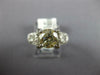 ESTATE LARGE 2.23CT DIAMOND 14KT WHITE GOLD 3D ROUND LUCIDA ENGAGEMENT RING