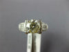 ESTATE LARGE 2.23CT DIAMOND 14KT WHITE GOLD 3D ROUND LUCIDA ENGAGEMENT RING