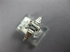 ESTATE 1.0CT DIAMOND 3D PLATINUM CLASSIC BAGUETTE THREE STONE ENGAGEMENT RING
