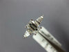 ESTATE 1.0CT DIAMOND 3D PLATINUM CLASSIC BAGUETTE THREE STONE ENGAGEMENT RING