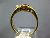 LARGE 2.10CT DIAMOND & AAA AMETHYST 18KT YELLOW GOLD 3D MULTI SHAPE FLOWER RING