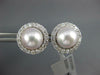 LARGE .67CT DIAMOND & AAA SOUTH SEA PEARLS 18KT WHITE GOLD EARRINGS & JACKETS