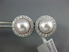 LARGE .67CT DIAMOND & AAA SOUTH SEA PEARLS 18KT WHITE GOLD EARRINGS & JACKETS