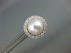 LARGE .67CT DIAMOND & AAA SOUTH SEA PEARLS 18KT WHITE GOLD EARRINGS & JACKETS