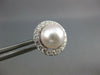 LARGE .67CT DIAMOND & AAA SOUTH SEA PEARLS 18KT WHITE GOLD EARRINGS & JACKETS