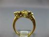 ESTATE LARGE 1.85CT DIAMOND & AAA SAPPHIRE 18KT YELLOW GOLD MULTI SHAPE FUN RING