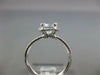 .87CT DIAMOND & AAA AQUAMARINE 14KT WHITE GOLD 3D PRINCESS HALO ENGAGEMENT RING