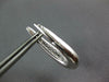 WIDE 1.64CT DIAMOND 18KT WHITE GOLD 3 ROW OVAL ELONGATED HUGGIE HANGING EARRINGS