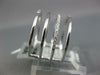 ESTATE WIDE .15CT DIAMOND 18KT WHITE GOLD 3D BAR MULTI ROW FRIENDSHIP FUN RING