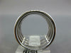 ESTATE WIDE .15CT DIAMOND 18KT WHITE GOLD 3D BAR MULTI ROW FRIENDSHIP FUN RING