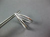 ESTATE LARGE 1.15CT DIAMOND 18KT WHITE GOLD DOUBLE V SHAPE HOOP HUGGIE EARRINGS