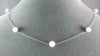 ESTATE AAA SOUTH SEA PEARL 14KT WHITE GOLD 3D 6.5mm BY THE YARD TINCUP NECKLACE