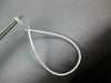 ESTATE EXTRA LARGE 1.10CT DIAMOND 18K WHITE GOLD OPEN TEAR DROP HANGING EARRINGS