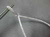 ESTATE EXTRA LARGE 1.10CT DIAMOND 18K WHITE GOLD OPEN TEAR DROP HANGING EARRINGS